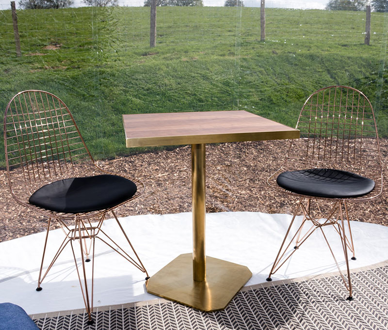 Table and chairs